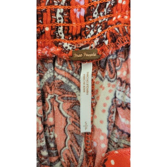 FREE PEOPLE Double Trouble Printed Wide Leg Pant - Picture 3 of 4